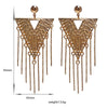 Earrings 18K Gold Galvanized Zircon Accessory