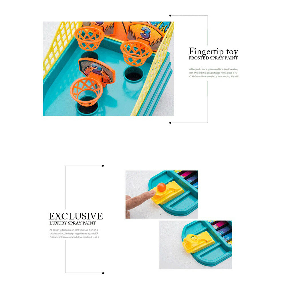 Finger Catapult Basketball Court Play Game Toy