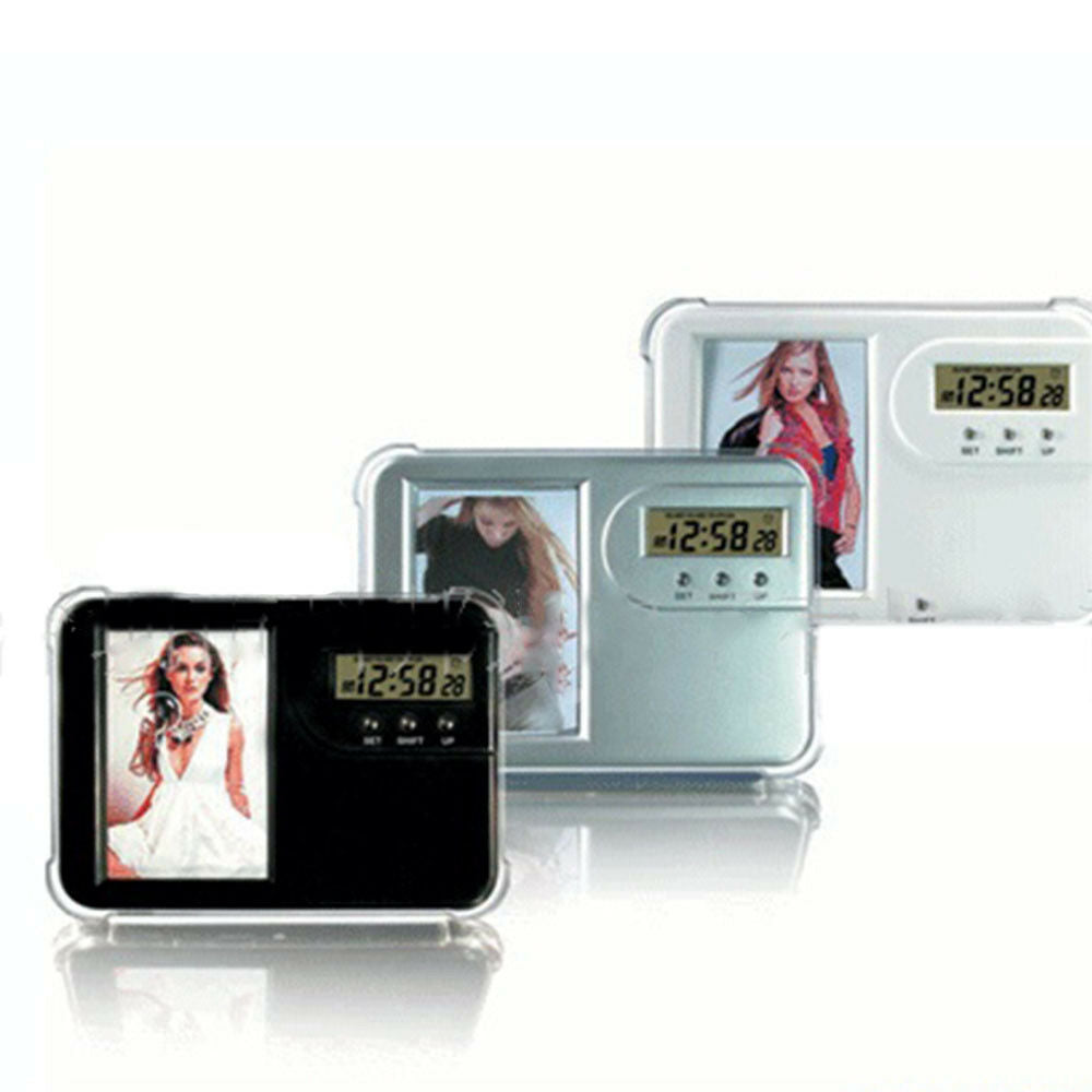 Multi-functional electronic pen Alarm clock folding frame calendar penholder