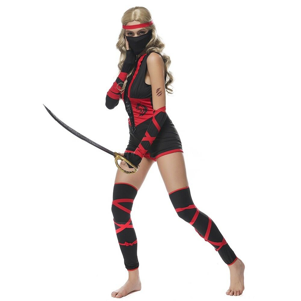 Halloween Costume Black Cosplay DS Bar Ninja