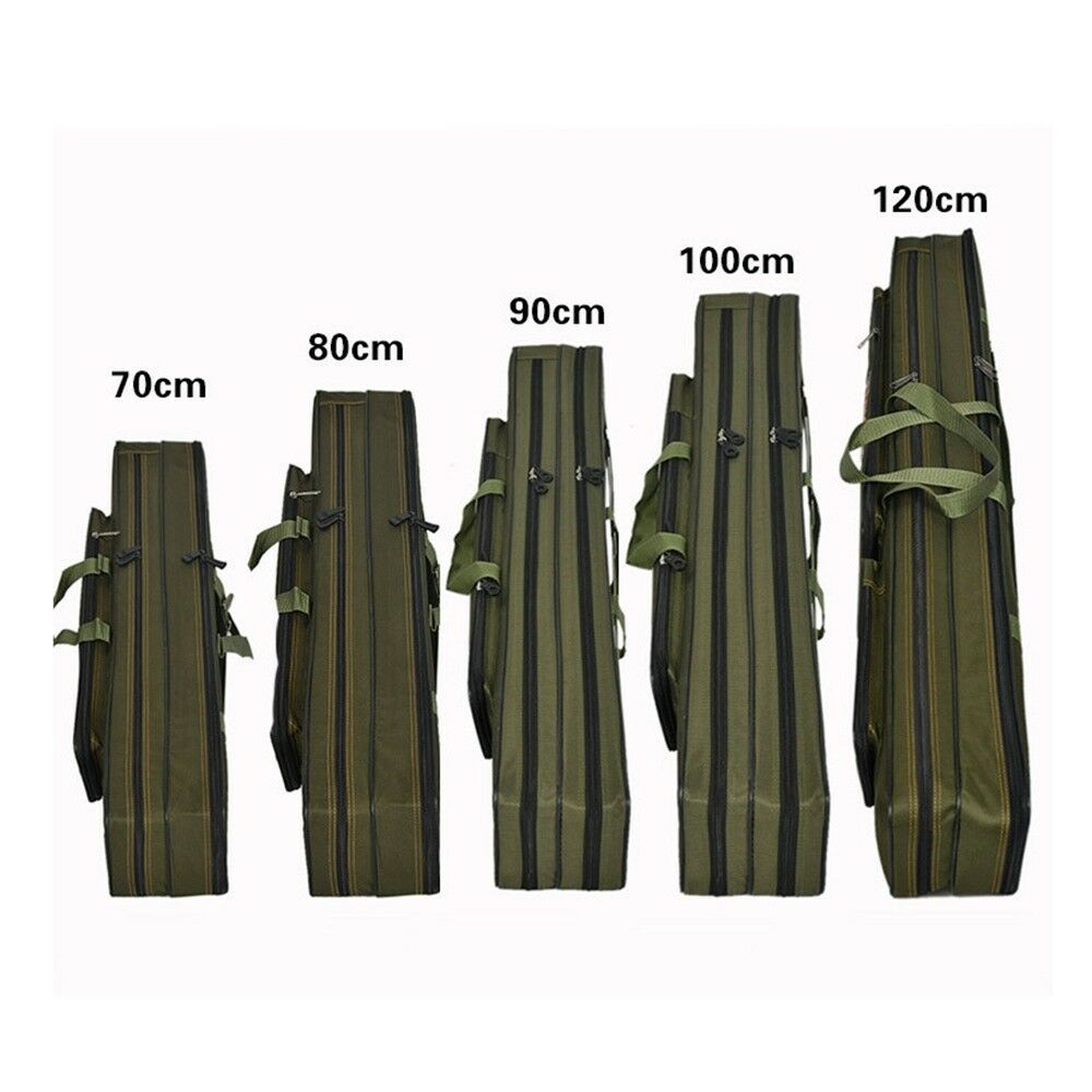 Fishing Rod Bag Pack Waterproof 3 Layer Without Rack GREEN 90CM