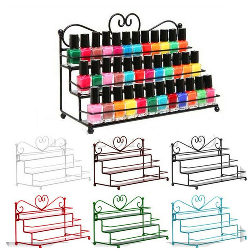 Iron Nail cosmetics jewelry display shelves shelves shelves three perfume