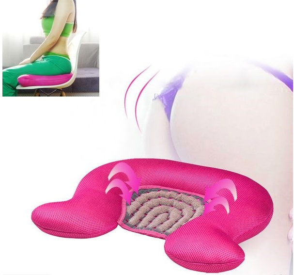 Polyester Fiber Anion Energy Ball Beautify Hip Breathable Massage Seat Cushion