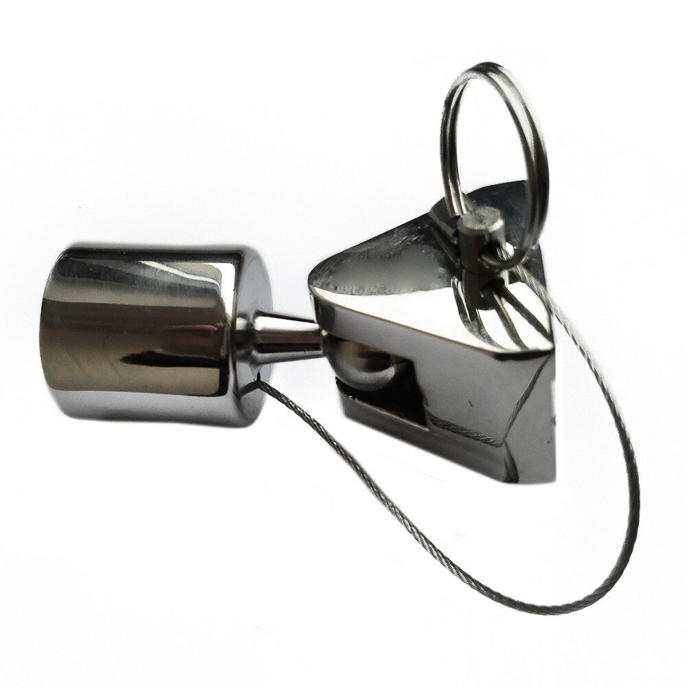 Rotatable Top Cap with Deck Bracket Marine Hardware 22mm Stainless Steel