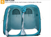 Twin Pop-Up Shower Tent Changing Room with Pad