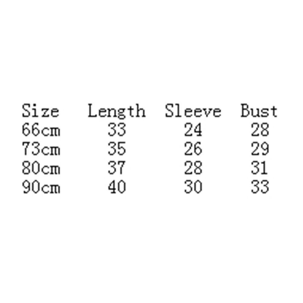 Infant Baby Boy Girl Cartoon Zipper Coat orange 66cm