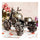 Vintage Cars Iron Chain Snowmobile Model  Table Decoration   Black