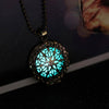 Necklace Alloy Hollow Noctilucence Pendant Necklace