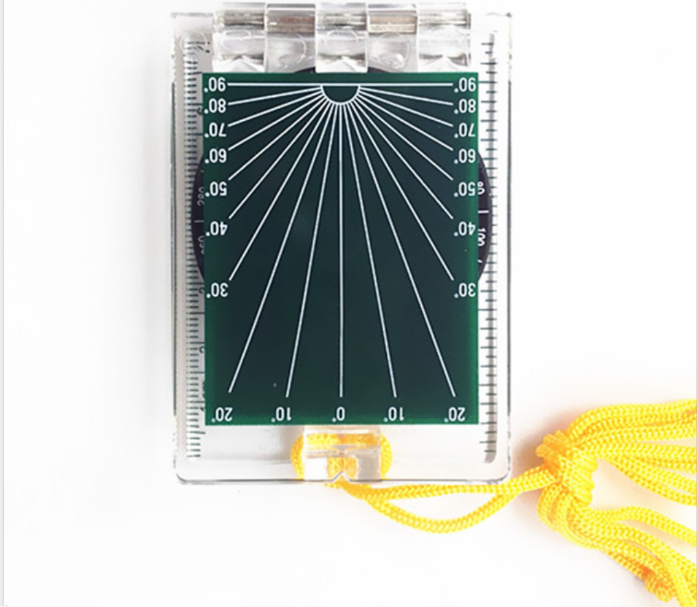 Outdooors Base Plate Ruler Map Scale Compass Scouts Camping Hiking Kit