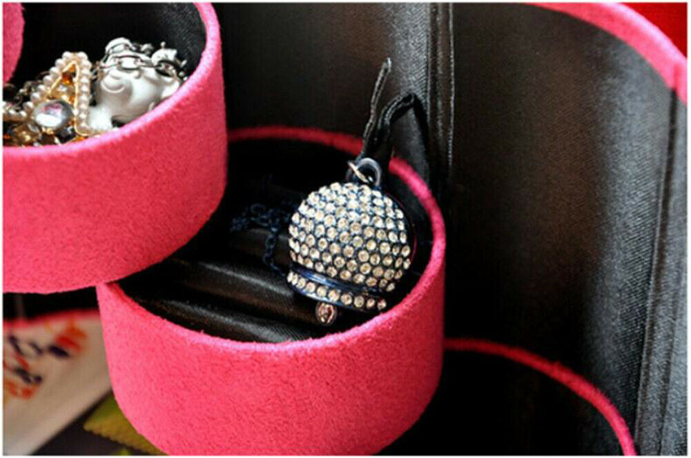 Jewellery Box Ring Earring Organizer 3-Layers