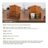 House Shape Iron Storage Basket Wall Decoration