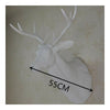 Large Size Plastic Deer Head Wall Hanging Decoration silver