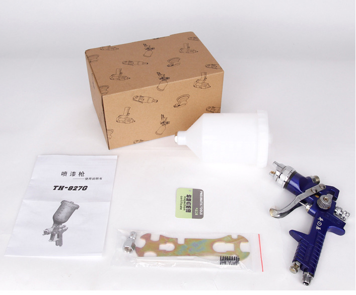 1.4mm Nozzle HVLP Gravity Feed Professional Car Paint Spray Gun 600ml Cup