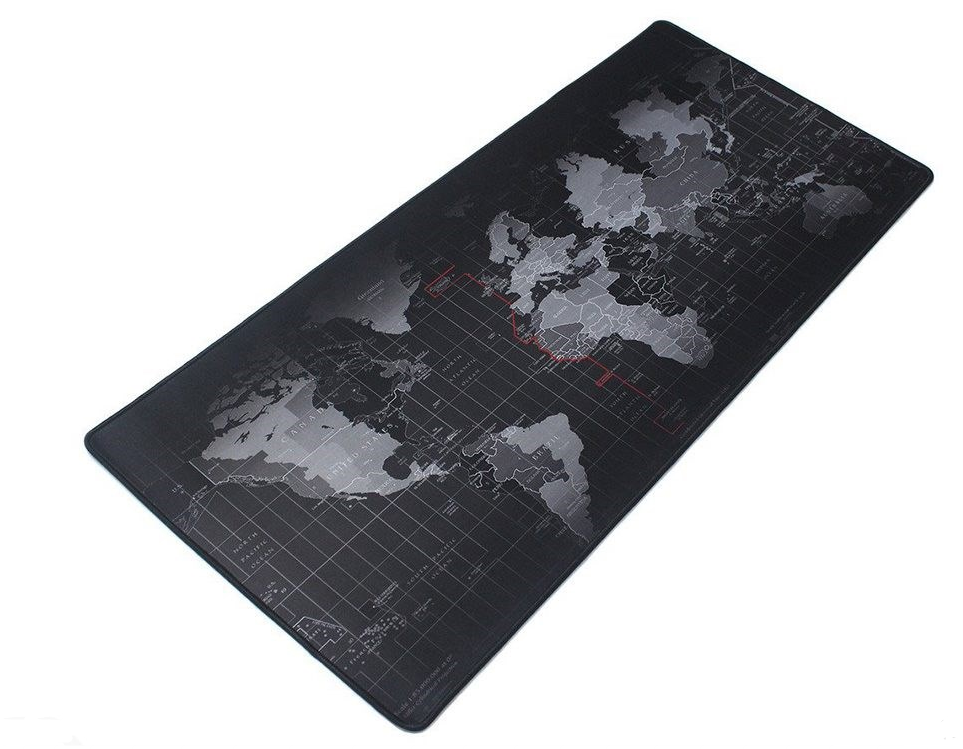 80 X 30cm Large World Map Mousepad Non-Slip Laptop Computer Keyboard Pad Mat