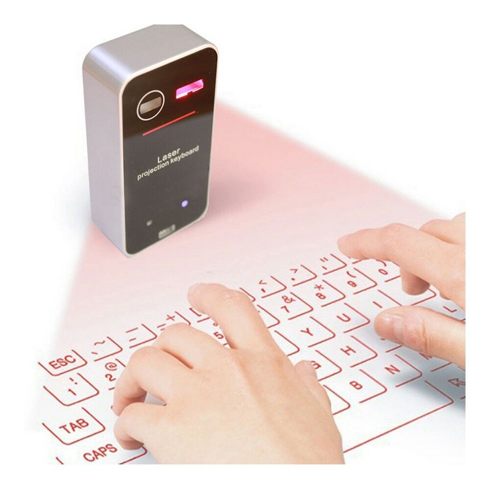 KB560 Wireless Bluetooth Laser Virtual Keyboard  White