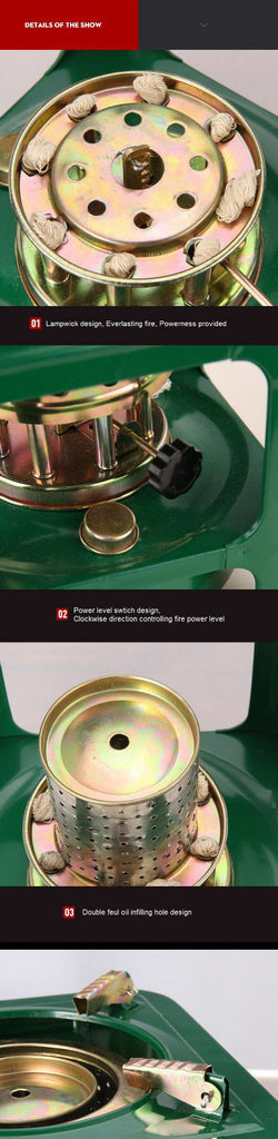 Yan wheel outdoor picnic more coal kerosene oil stove camping stove