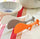 Japan and South Koreashape plastic spoon can handle squirrel vertical spoon