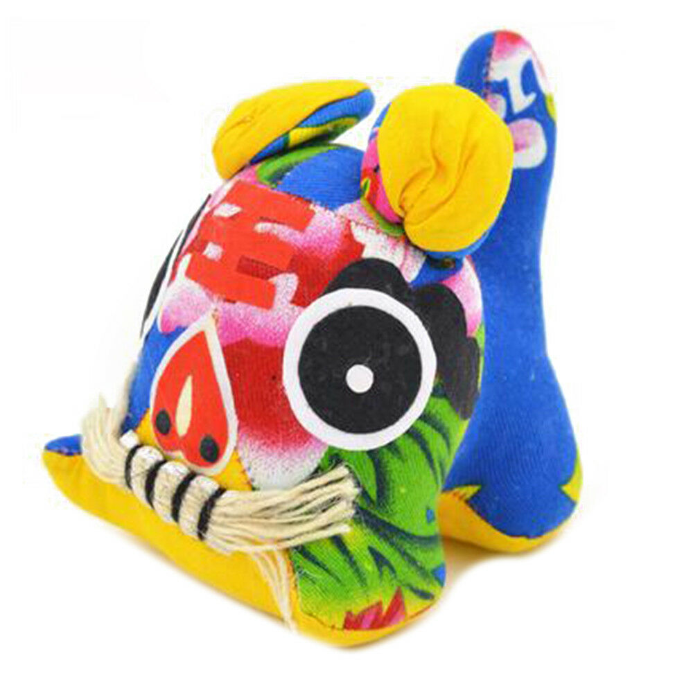 Home Decoration Chinese Style Cloth Tiger Table Decoration Gift