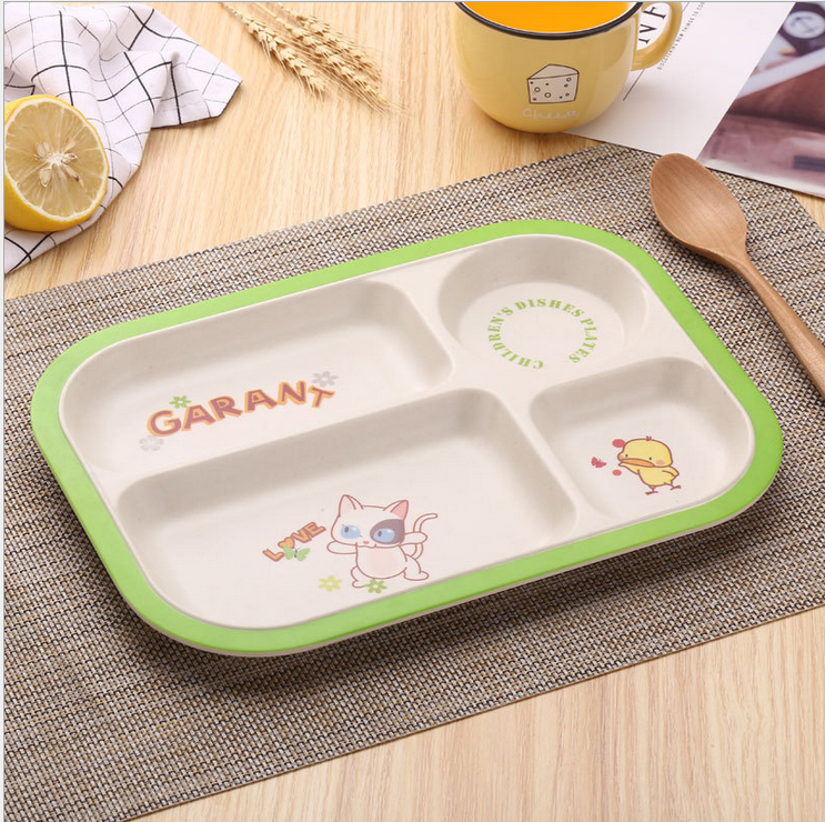 Kids Toddler Dinner Set 5PCS Dinnerware Cartoon Design Gifts