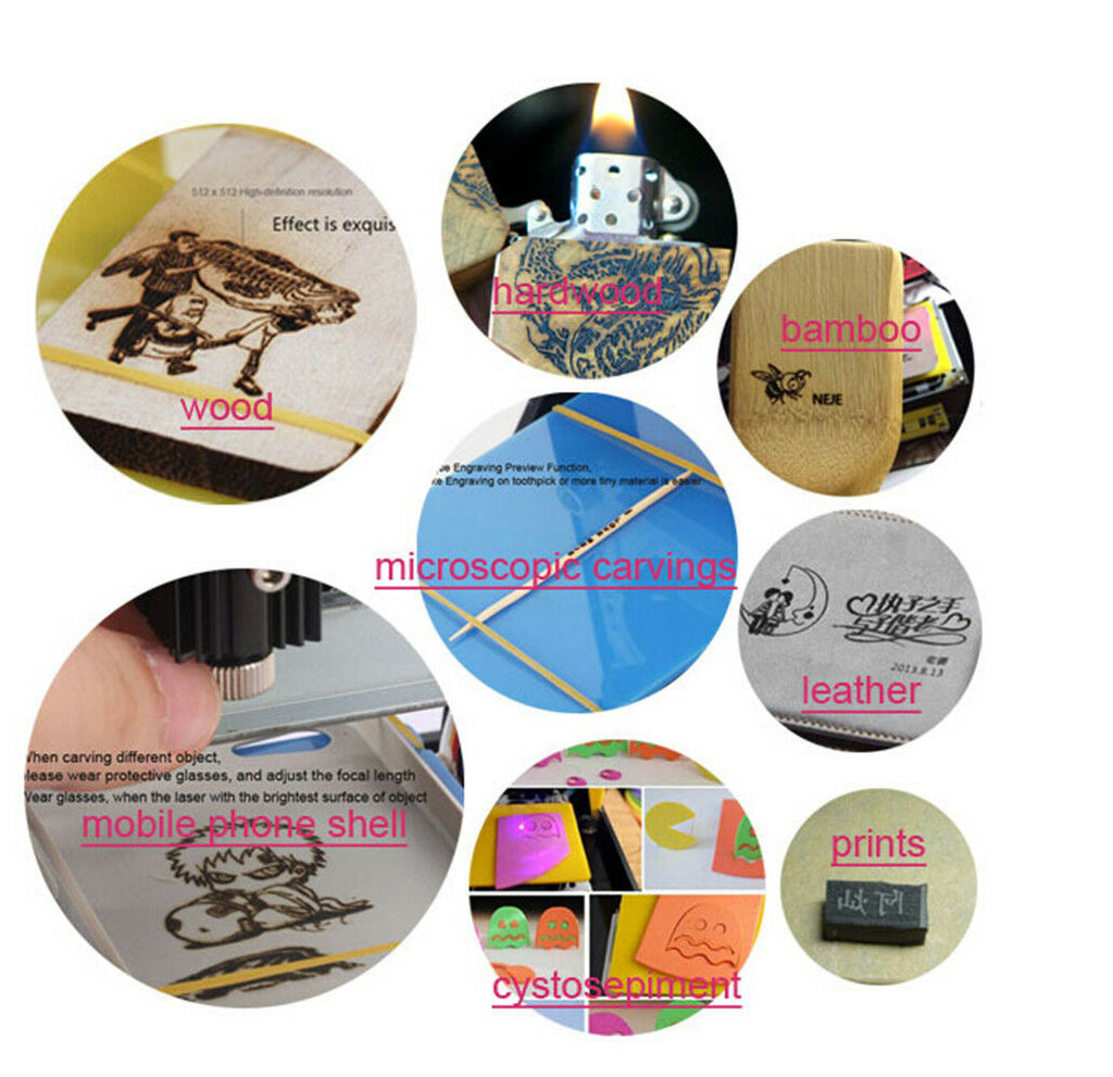 500mW  USB Laser Engraver Box / Laser Engraving Machine / DIY Laser Printer