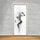 New 3D DIY PVC Waterproof  Door Wall Mural Sticker Shadow qd012