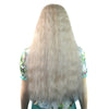 70cm light wavy thick Wig Hair Cap Corn Stigma Fluffy Curled cosplay