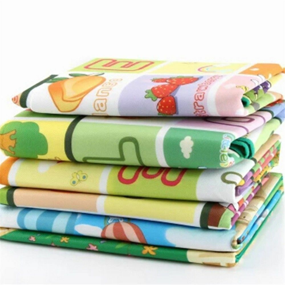 Kids Play Crawl Gym Picnic Mat Pad Rug Double SidedWa 1.5 x 1.8M