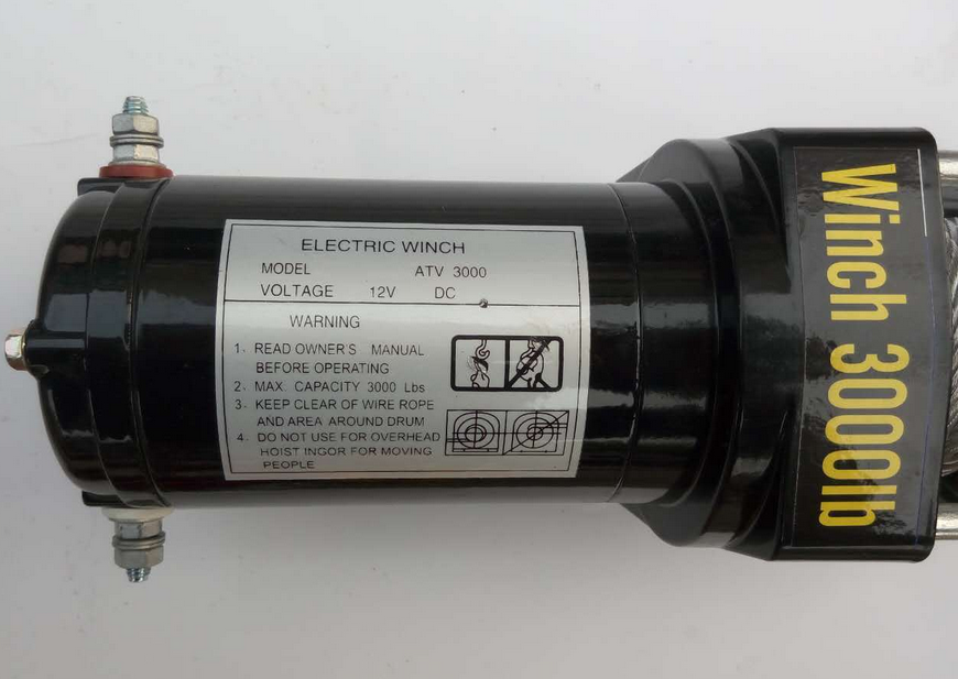 Electric Winch 3000LB 12V ATV Winches Boat Trailer