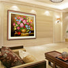5D Round full diamond DIY painting 4464 flowers