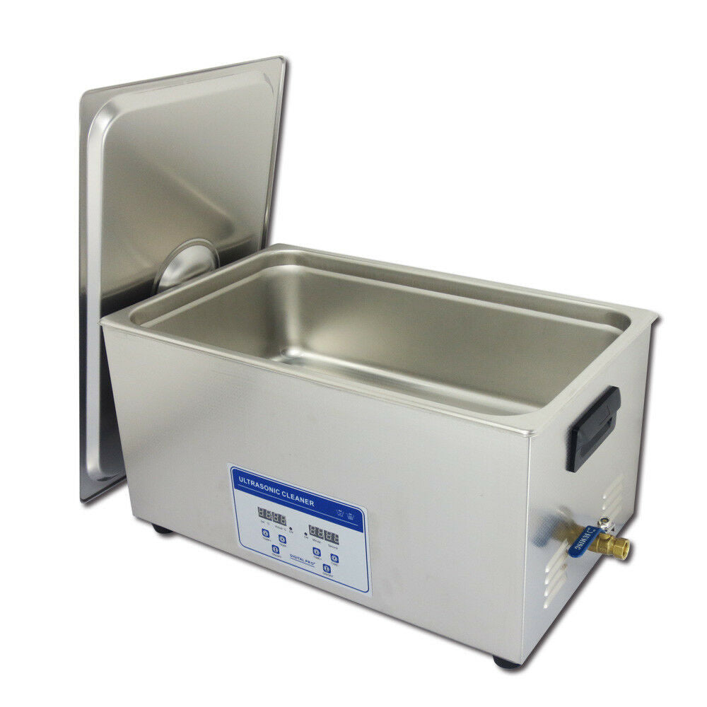 22L Professional Digital Ultrasonic Cleaner Machine with Timer Heated 110V