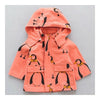 Infant Baby Boy Girl Cartoon Zipper Coat orange 66cm