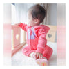 Infant Baby Boy Girl Thick Warm Rompers One-pieces Flower 0-1-2 years old rose 6