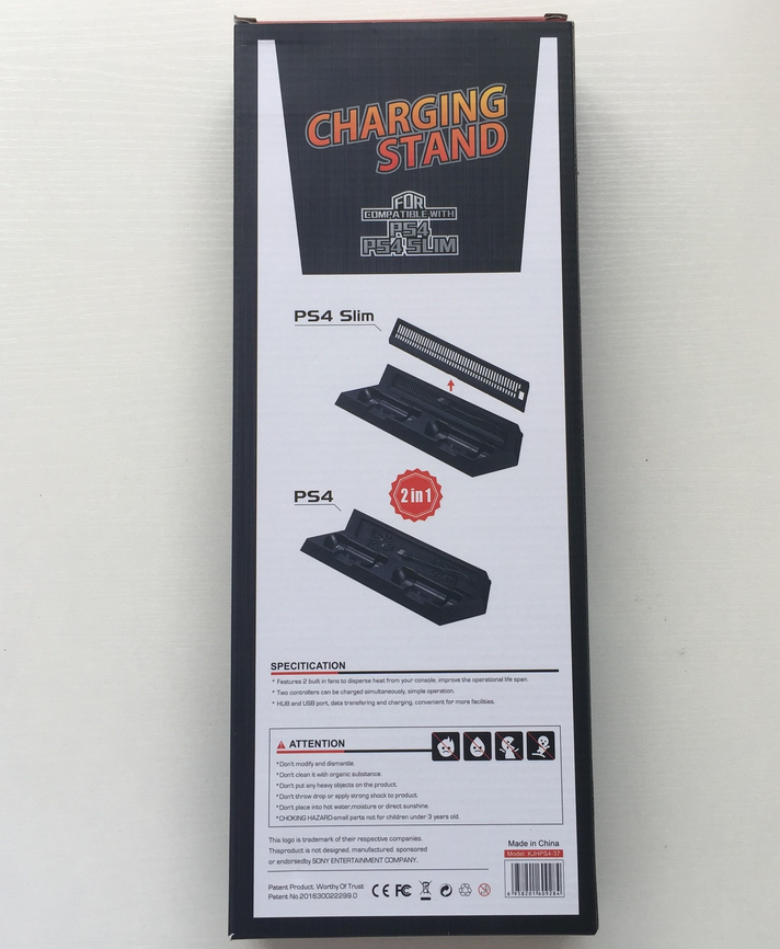 Brand New Dual Cooling Fan Charging Dock Station for PS4 with 3 Port USB HUB