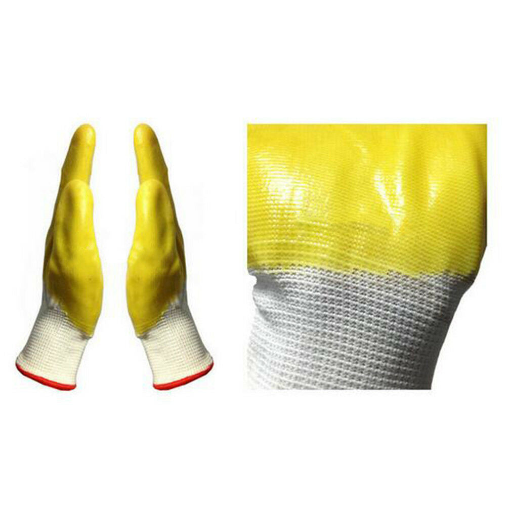 1 pair Work Universal Protection Nyron PVC Fragrant Gloves 24cm