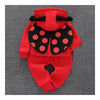 Infant Thick Clothes Baby Boy Girl Cartoon Ladybird Suit 0-1-3 years old  73cm