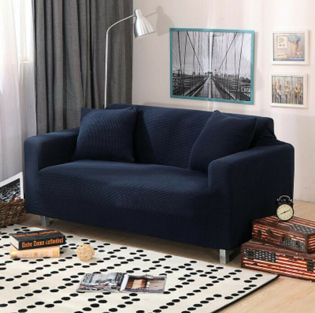 1-4 seats  Arm Sofa Covers Couch Cover Elastic Slipcover Protector Corn Fleece