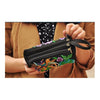 National Style Miao Embroidery Bulk Three Rows Zipper Small Bag Coin Case Mobile