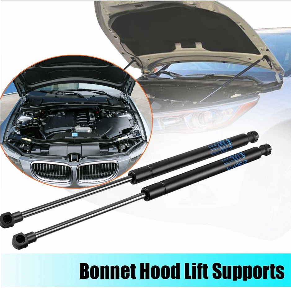 2 Pcs Bonnet Hood Lift Supports Shock Struts For BMW 323i 325i 328i E90 E91 E92
