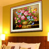 5D Round full diamond DIY painting 4464 flowers