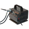Airbrush Compressor Kit for Icing Cakes and Makeup Nail Tatoo black