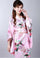 Vintage Retro Luxurious Japanese Garment Kimono Cosplay Costume Yukata Gown pink