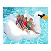Flaming Super Big Swan Water Inflatable Floating Mat Row Swim Ring