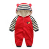 Infant Monkey Cotton Rompers One-pieces Thick Jumpsuits 0-3-6months 59cm