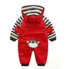 Infant Monkey Cotton Rompers One-pieces Thick Jumpsuits 0-3-6months 59cm