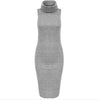 New Hot Women Fashion Sexy Hooded Bodycon Wrap Warm Prom Club Party Dress grey M
