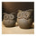 Vintage Industrial Owl Table Decoration Cement   small