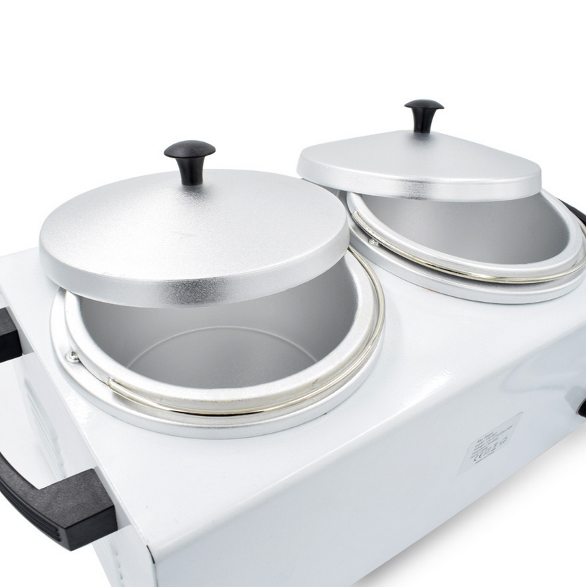 Double Electric Wax Heater Paraffin Warmer 500ml Each Pot