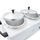 Double Electric Wax Heater Paraffin Warmer 500ml Each Pot