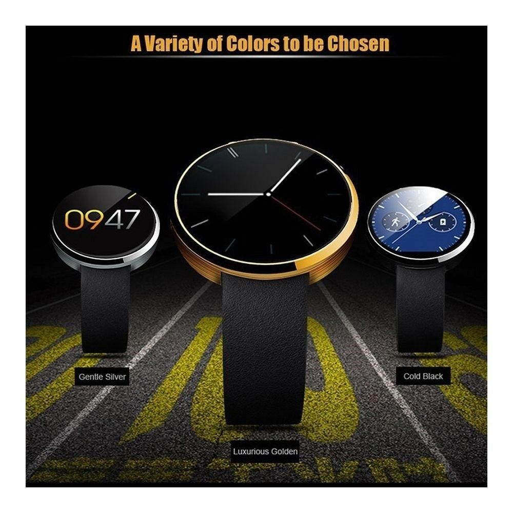 Multi-function Smart Watch with Heart Rate Monitor DM360   Jazz Black