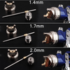 Air Paint Spray Gun HVLP 1.4 1.7 2.0MM Sprayer Gravity Feed Auto Painting